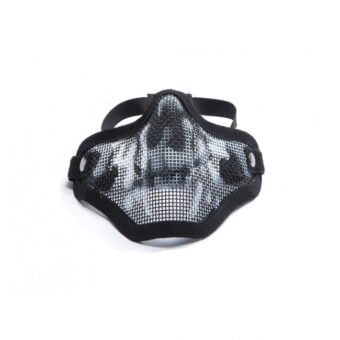 Airsoft Mesh Maska Metal Skull