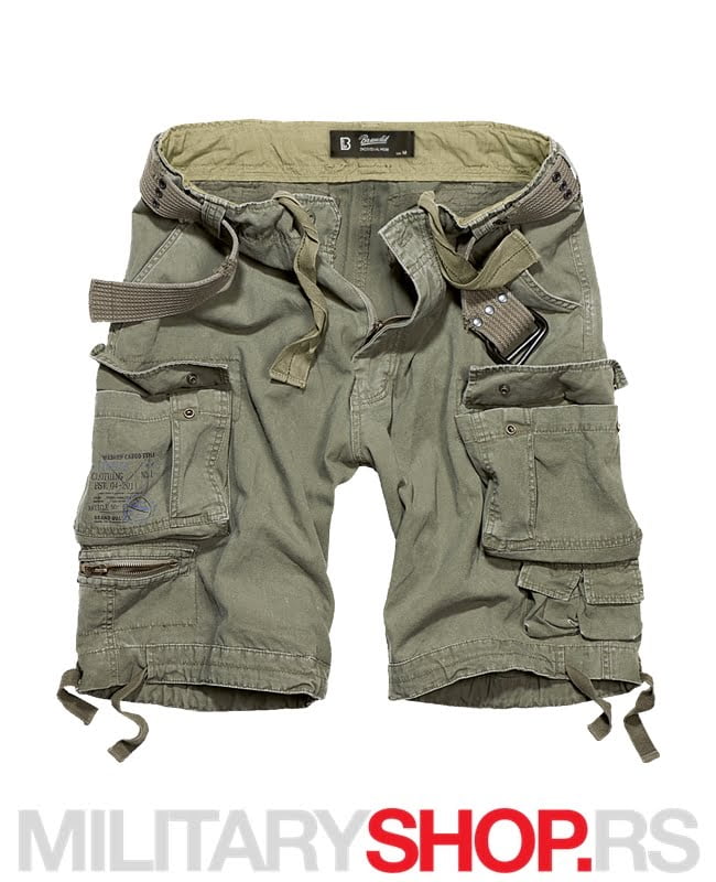 Bermude Pamučne Brandit Savage Shorts Oliv
