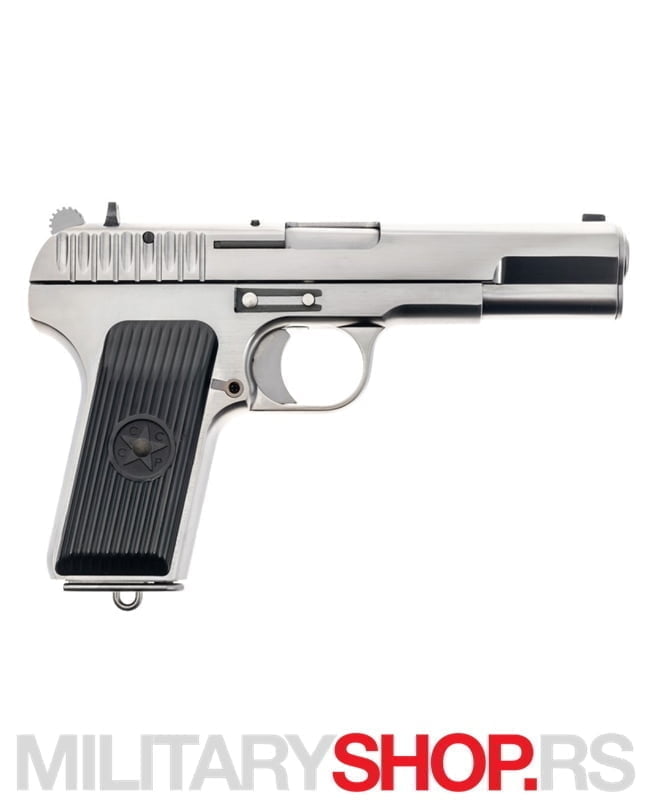 WE HopUp FullMetal GAS TT33 Silver