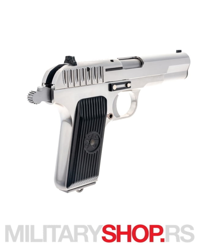 WE HopUp FullMetal GAS TT33 Silver - Slika 4