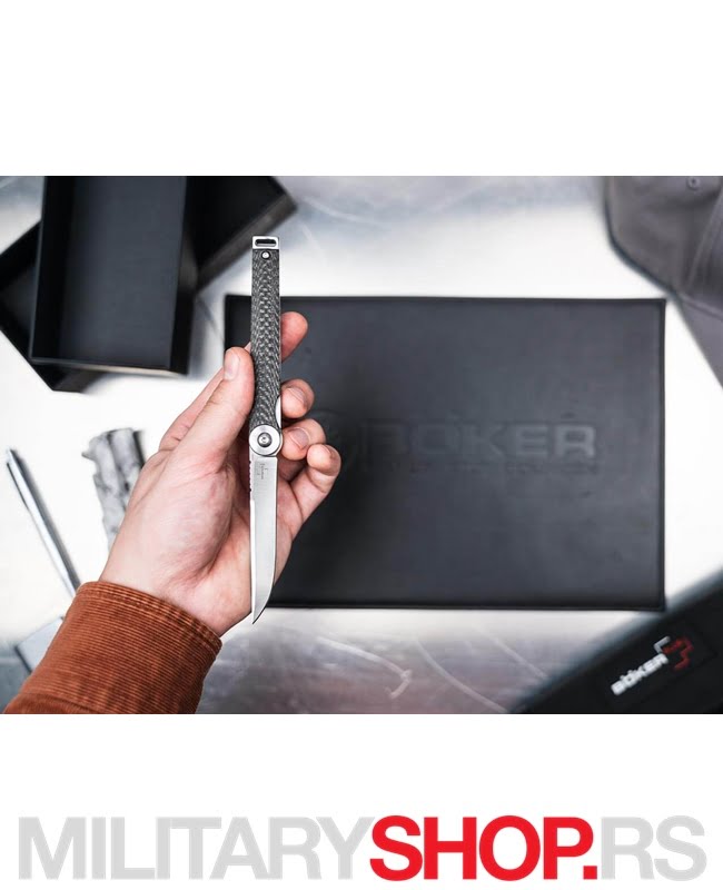 Boker Preklopni Nož Kaizen Carbon S35VN - Slika 4