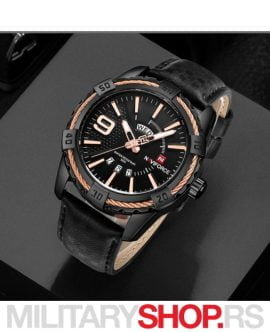 Elegantni Muški Sat - Naviforce 9117K Black