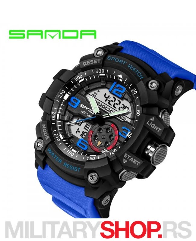 Sportski Muški Sat - Sanda 759 Blue