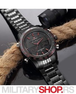 Elegantni Muški Sat - Naviforce 9024 Black