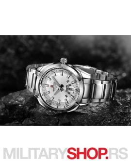 Alternative view of Elegantni Muški Sat - Naviforce 9038 White