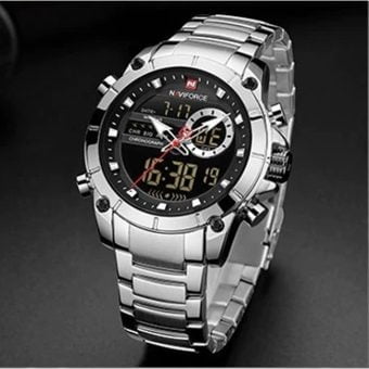 Elegantni Muški Sat - Naviforce 9163 Silver