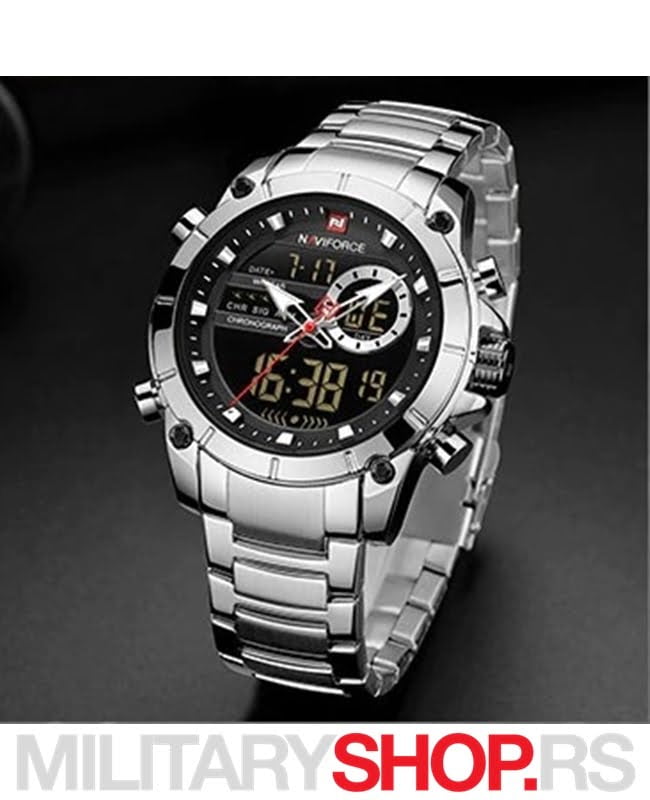 Elegantni Muški Sat - Naviforce 9163 Silver