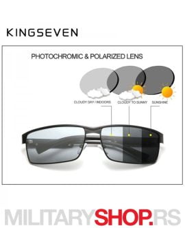 Alternative view of Elegantne Sunčane Naočare - Kingseven N7756 Black