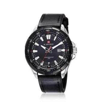 Elegantni Muški Sat - Naviforce 9056 BlackSilver