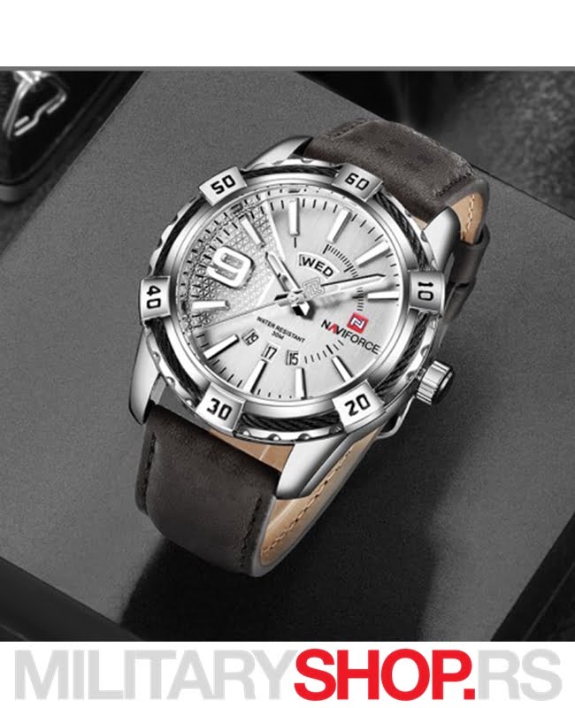 Elegantni Muški Sat - Naviforce 9117K White