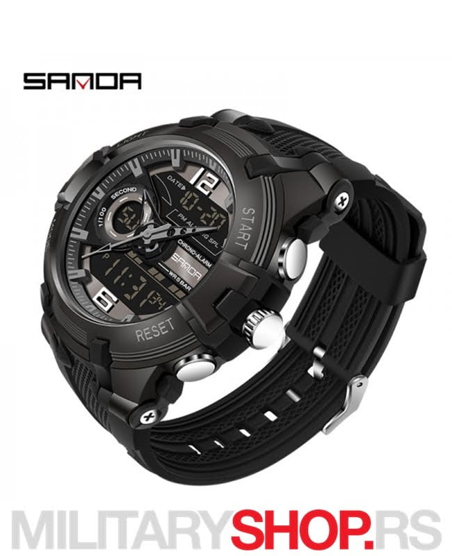 Sportski Muški Sat - Sanda 6015 Black