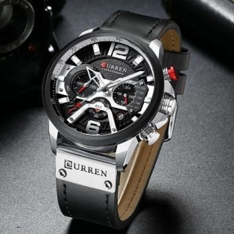 Elegantni Muški Sat - Curren 8329 Black