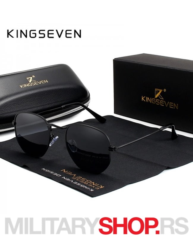 Elegantne Sunčane Naočare - Kingseven N7548 Black
