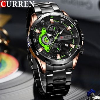 Elegantni Muški Sat - Curren 8402 BlackGreen