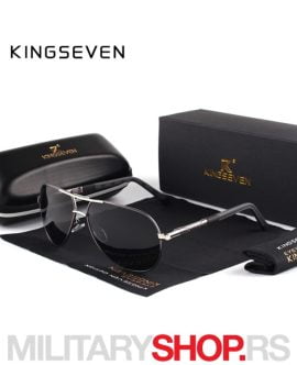 Elegantne Sunčane Naočare - Kingseven N725 BlackSilver