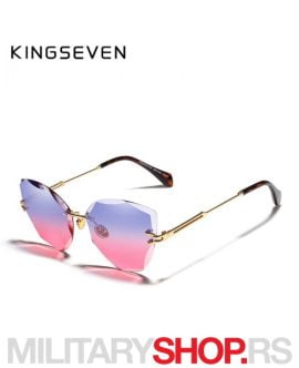 Elegantne Sunčane Naočare - Kingseven N801 RoseBlue