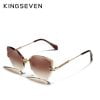 Elegantne Sunčane Naočare - Kingseven N801 Brown