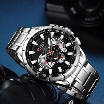 Elegantni Muški Sat - Curren 8363 Silver