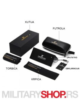 Elegantne Sunčane Naočare - Kingseven W5519 Black - Slika 3