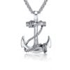 Elegantna Muška Ogrlica GX1134B Silver Anchor
