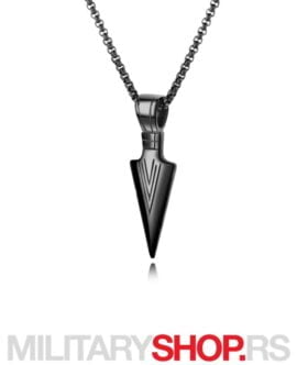 Elegantna Muška Ogrlica GX1070H Black Spear