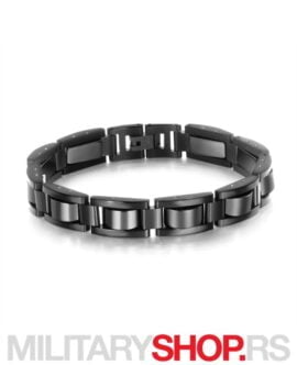 Elegantna Muška Metalna Narukvica GS751H Black