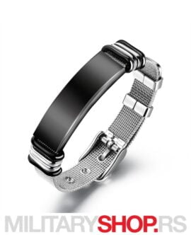 Elegantna Muška Metalna Narukvica GH934B Black