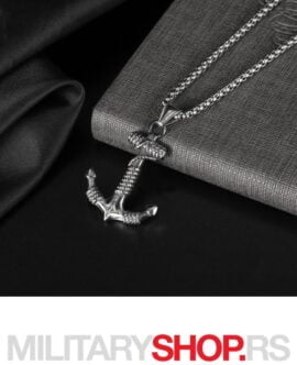 Alternative view of Elegantna Muška Ogrlica GX1896 Silver Anchor
