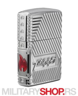 Zippo Upaljač Armor Bolts Engraving Design