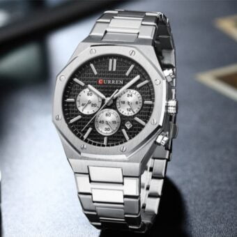 Elegantni Muški Sat - Curren 8440 Black