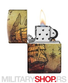 Zippo Upaljač Pirat Ship 360 Design - Slika 3