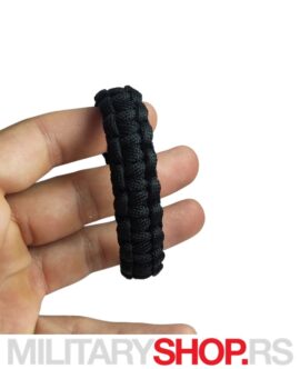 Cobra Survivor Paracord Narukvica Crne Boje - Slika 3