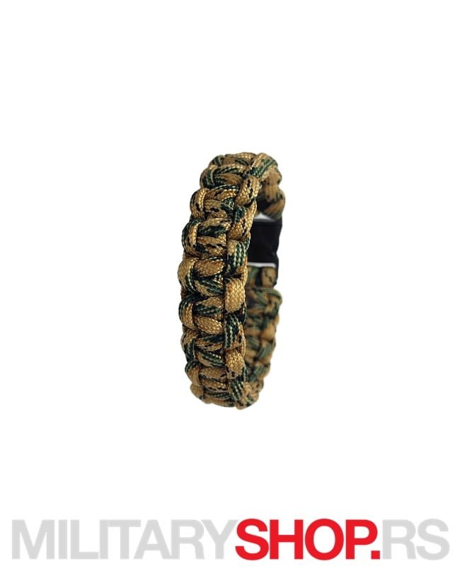 Cobra Survivor Paracord Narukvica Savana Camo - Slika 3