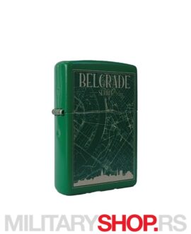 Zippo Upaljač Belgrade Map Serbia Edition