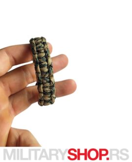 Alternative view of Cobra Survivor Paracord Narukvica Savana Camo