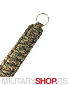 Alternative view of King Cobra Paracord Privezak Savana Camo