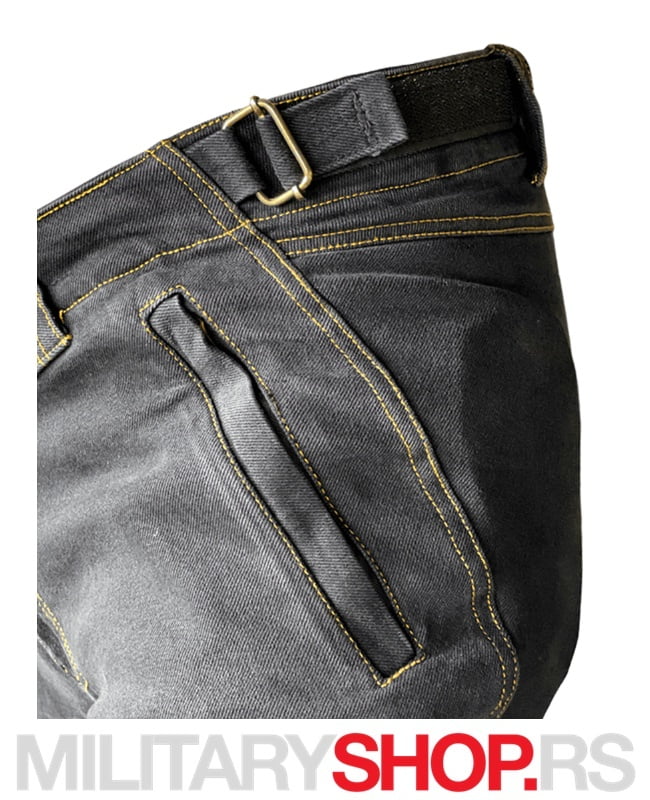 Black Moto Jeans - Pontis Motorističke Farmerke - Slika 11