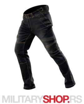 Black Moto Jeans - Pontis Motorističke Farmerke