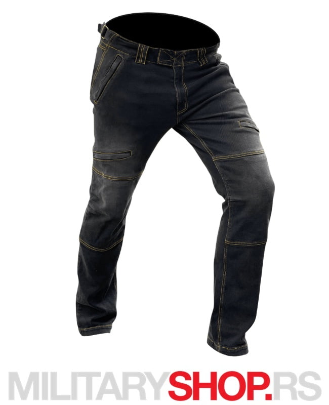 Black Moto Jeans - Pontis Motorističke Farmerke - Slika 3
