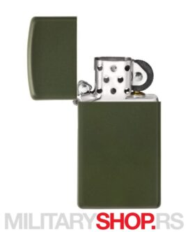 Alternative view of Zippo Upaljač Green Matte Slim Model