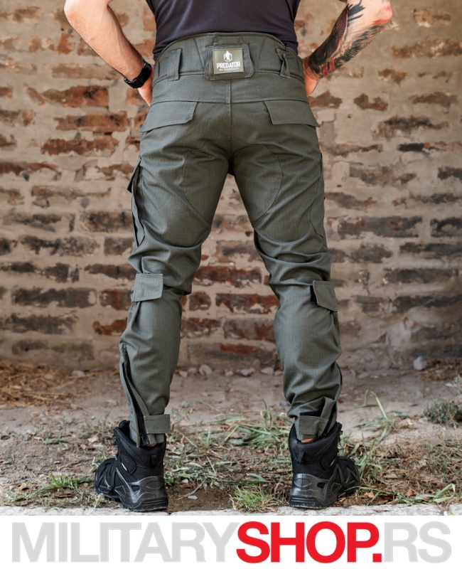 Taktičke Pantalone Predator 3.0 RipStop Zelene - Slika 6