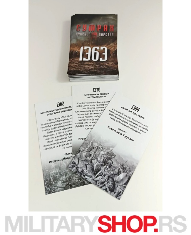 Sumrak Srpskog Carstva - Strateška Društvena Igra - Slika 7