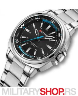 Elegantni Muški Sat - Curren 8455 Silver