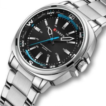 Elegantni Muški Sat - Curren 8455 Silver