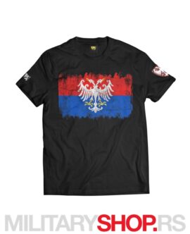 Zastava Nemanjića Pamučna Crna Majica