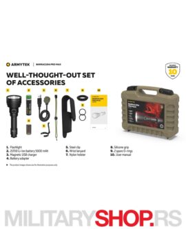 Alternative view of ArmyTek Barracuda Lampa Veliki Set