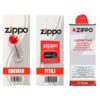 Zippo komplet – gorivo, kremen i fitilj u jednom pakovanju