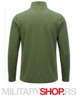 Muški Pamučni QuarterZip Pulover Maslinasto Zeleni