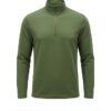 Muški Pamučni QuarterZip Pulover Maslinasto Zeleni