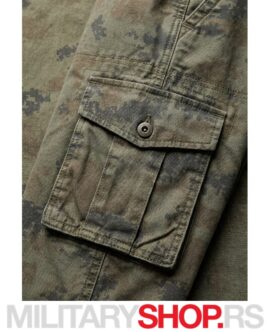 Taktičke Kargo Pantalone Digital Camo RipStop